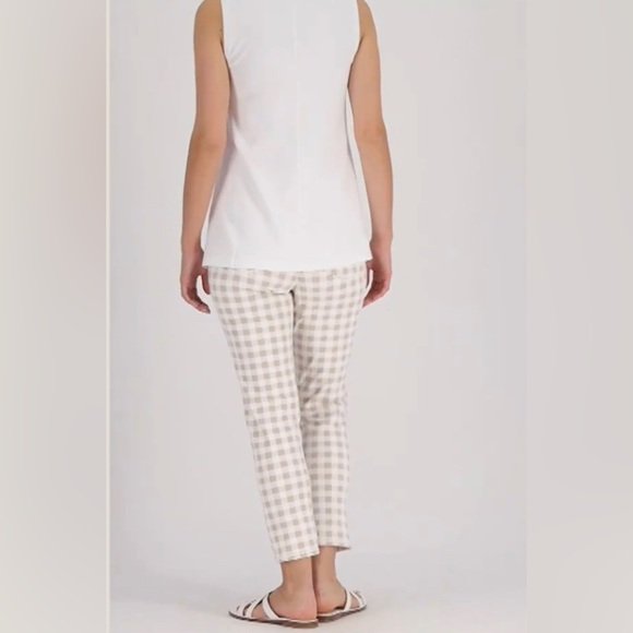 NWOT Isaac Mizrahi Gingham Pull-on Jean - Picture 4 of 15